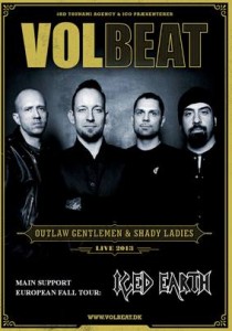 Volbeat Iced Earth kiertue