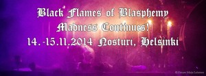 Black Flames Of Blasphemy 2014