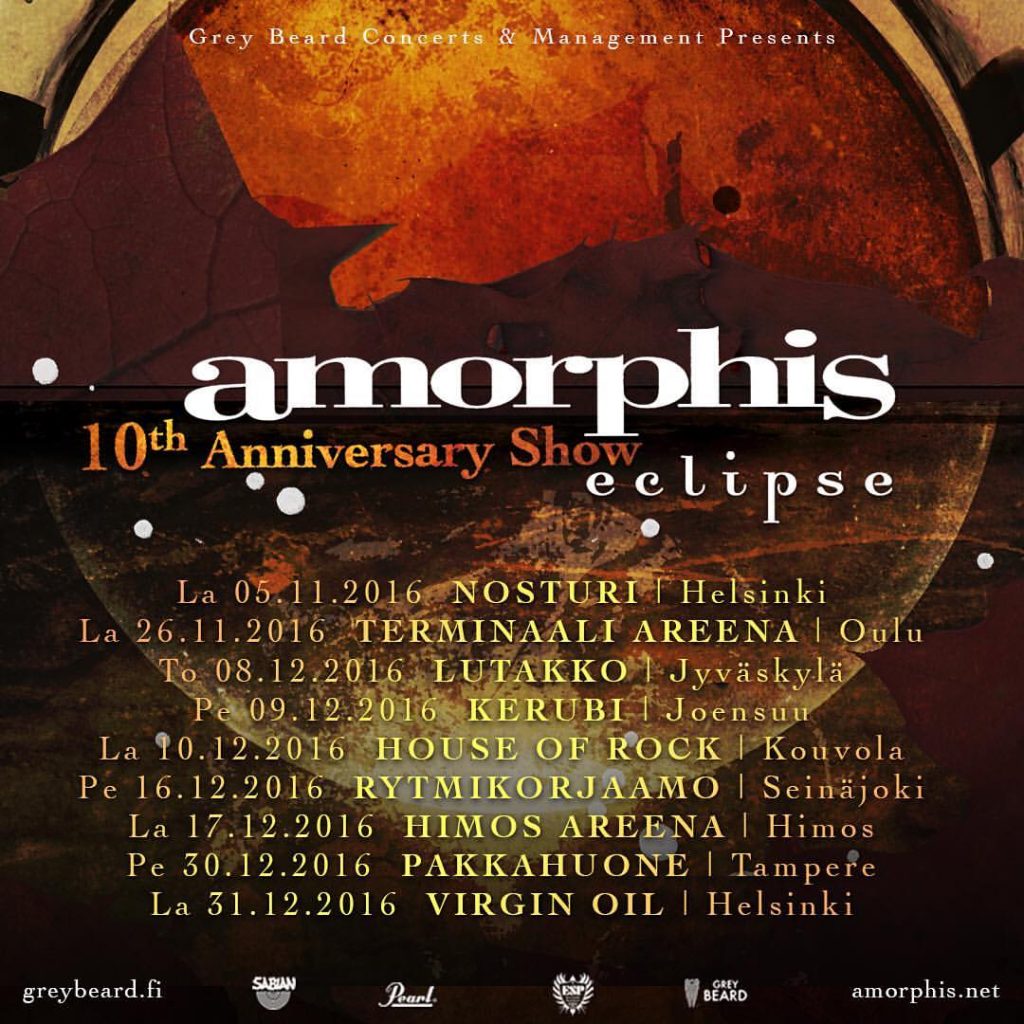 Amorphis Eclipse 2016