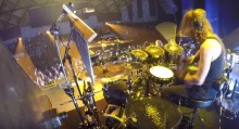Megadeth Dirk Verbeuren drumcam