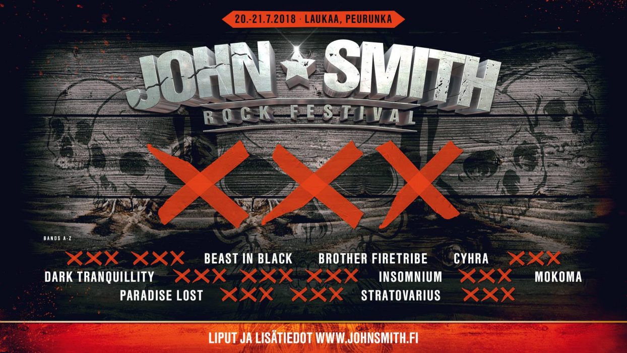 John Smith Rock Festivalin ohjelmisto kasvaa mukaan ruotsalaista