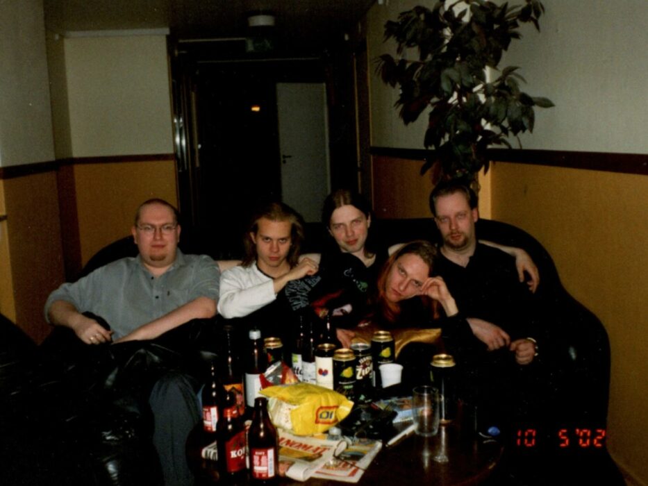 For My Pain... vuonna 2002 Fallen-albumin äänityksissä.