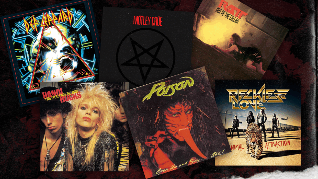 Top 10 parasta glam metal -albumia Kaaoszine glam rock