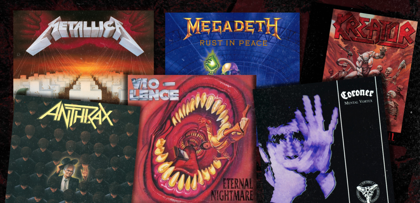 Kaaoszinen toimituksen listaus parhaista thrash metal -albumeista